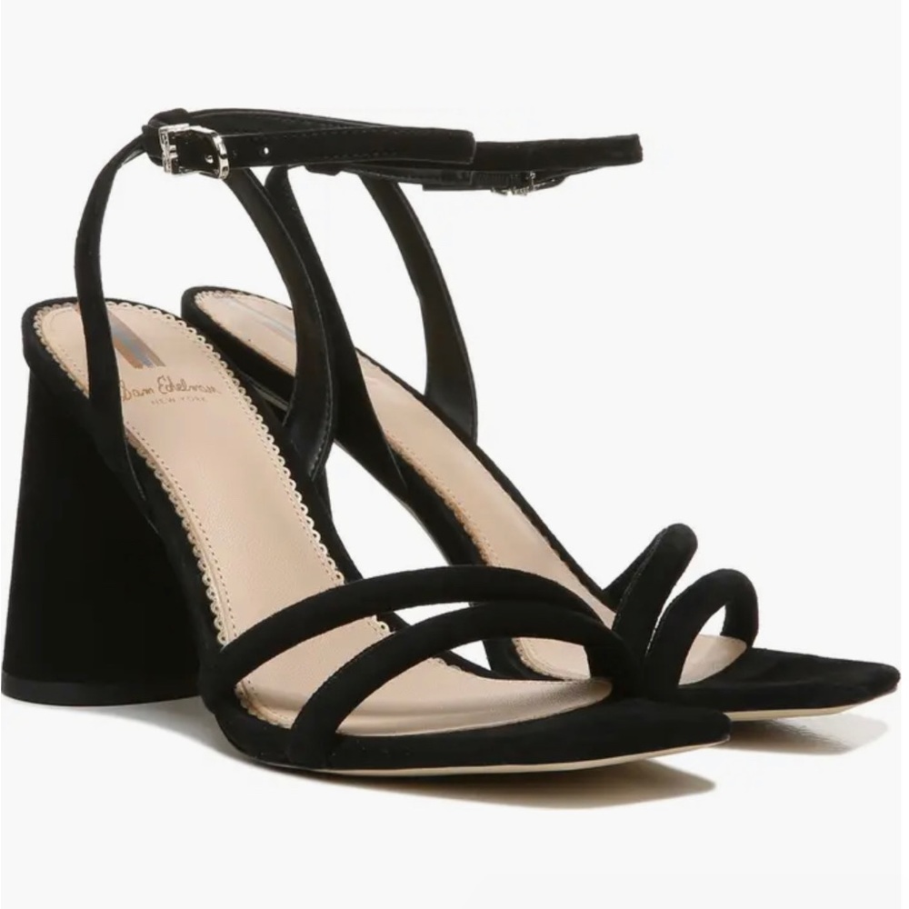 Sam Edelman Kia Strappy Sandal - black suede